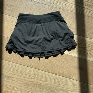 Ivivva Set the Pace tennis skirt skort | black | size 10